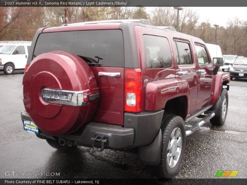Sonoma Red Metallic / Light Cashmere/Ebony 2007 Hummer H3 X