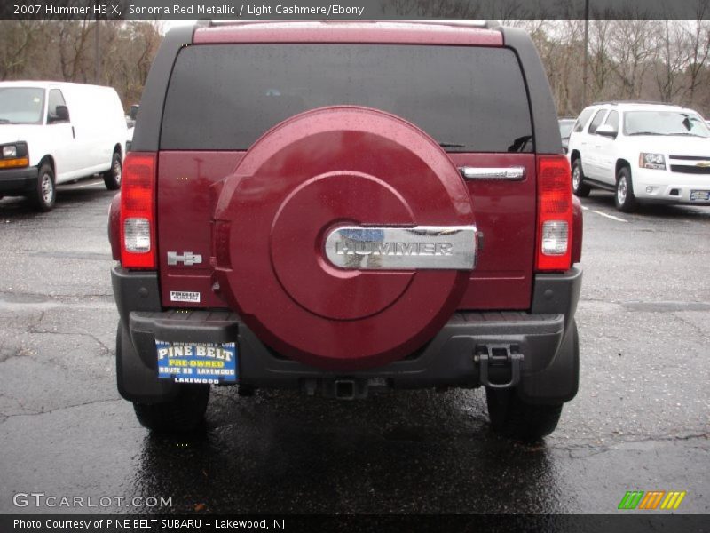 Sonoma Red Metallic / Light Cashmere/Ebony 2007 Hummer H3 X