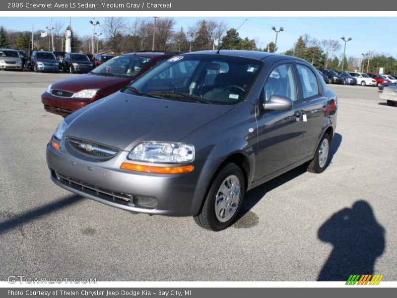 Medium Gray / Charcoal 2006 Chevrolet Aveo LS Sedan