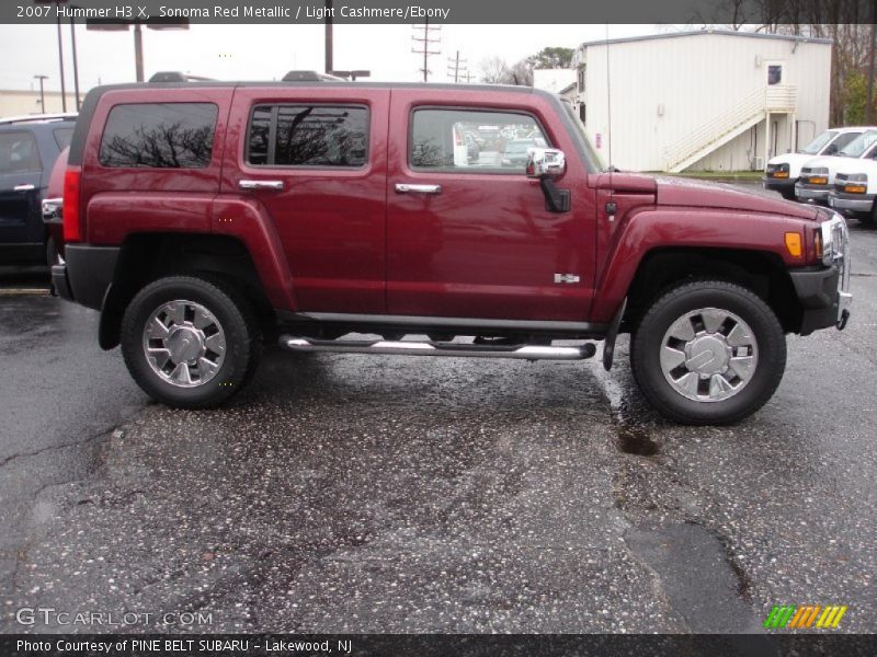 Sonoma Red Metallic / Light Cashmere/Ebony 2007 Hummer H3 X