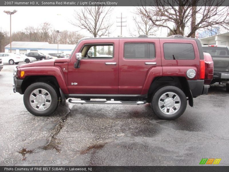 Sonoma Red Metallic / Light Cashmere/Ebony 2007 Hummer H3 X