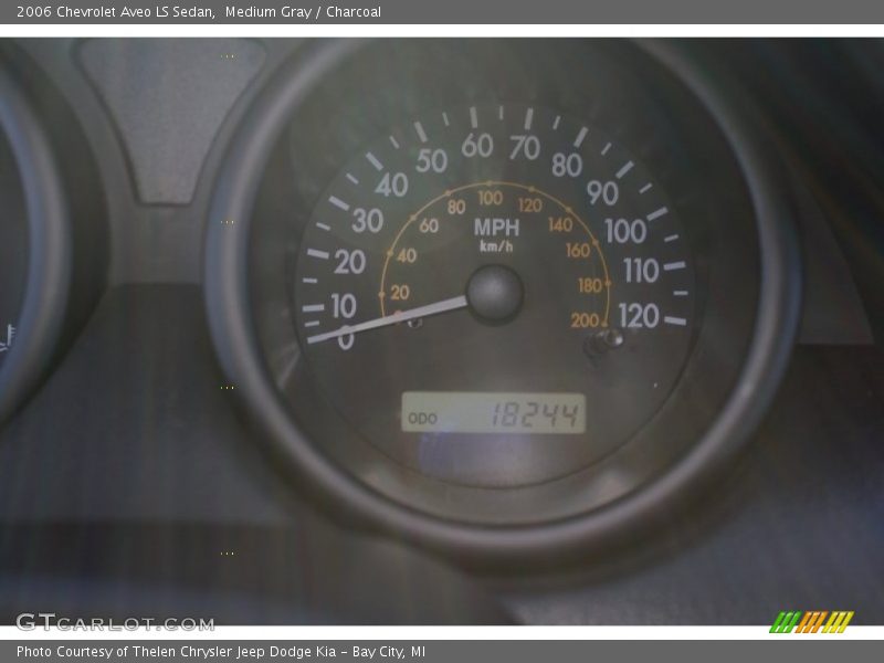 Medium Gray / Charcoal 2006 Chevrolet Aveo LS Sedan