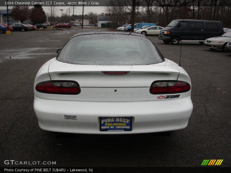 Arctic White / Gray 1994 Chevrolet Camaro Z28 Coupe