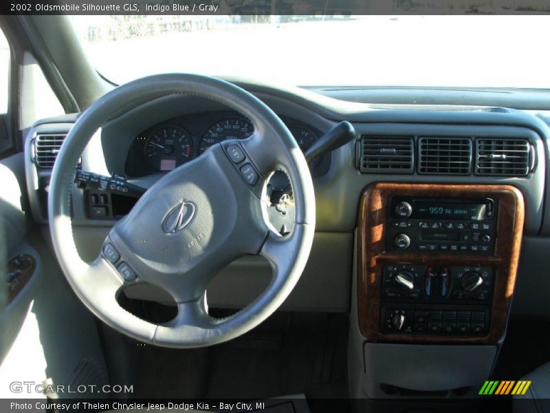 Indigo Blue / Gray 2002 Oldsmobile Silhouette GLS