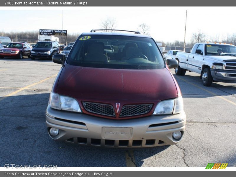 Redfire Metallic / Taupe 2003 Pontiac Montana