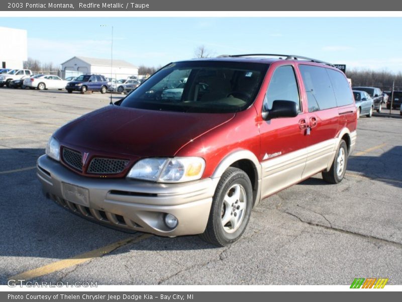 Redfire Metallic / Taupe 2003 Pontiac Montana