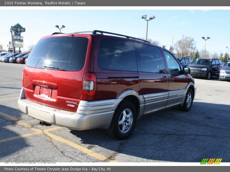 Redfire Metallic / Taupe 2003 Pontiac Montana
