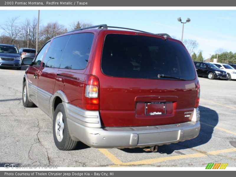 Redfire Metallic / Taupe 2003 Pontiac Montana