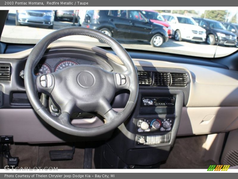 Redfire Metallic / Taupe 2003 Pontiac Montana