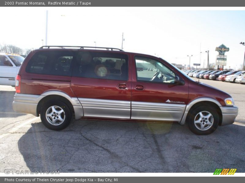 Redfire Metallic / Taupe 2003 Pontiac Montana