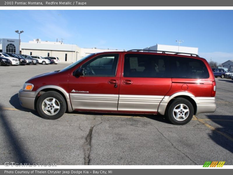 Redfire Metallic / Taupe 2003 Pontiac Montana