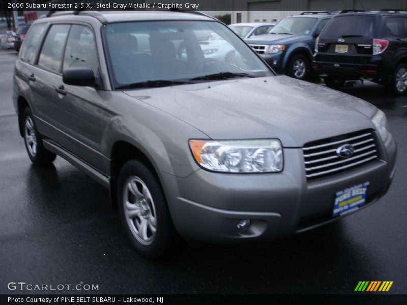 Steel Gray Metallic / Graphite Gray 2006 Subaru Forester 2.5 X