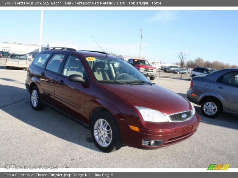 Dark Toreador Red Metallic / Dark Pebble/Light Pebble 2007 Ford Focus ZXW SES Wagon