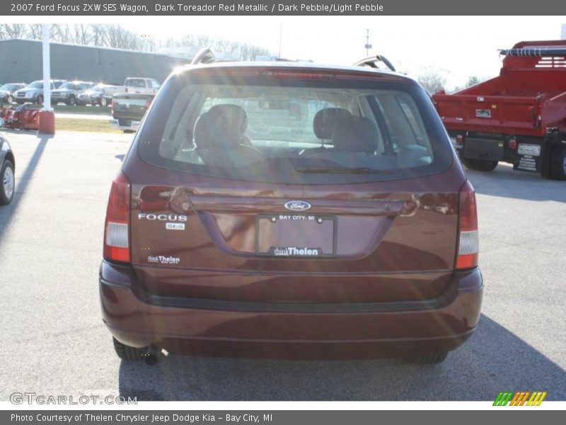 Dark Toreador Red Metallic / Dark Pebble/Light Pebble 2007 Ford Focus ZXW SES Wagon