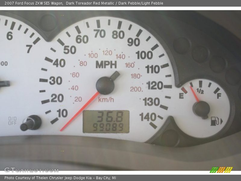 Dark Toreador Red Metallic / Dark Pebble/Light Pebble 2007 Ford Focus ZXW SES Wagon