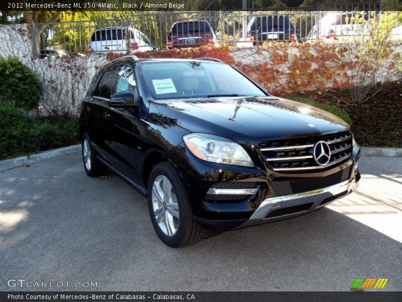 Black / Almond Beige 2012 Mercedes-Benz ML 350 4Matic