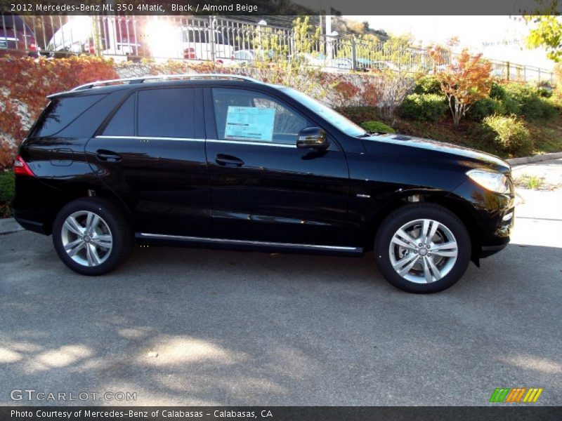 Black / Almond Beige 2012 Mercedes-Benz ML 350 4Matic