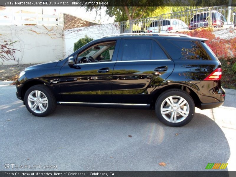 Black / Almond Beige 2012 Mercedes-Benz ML 350 4Matic