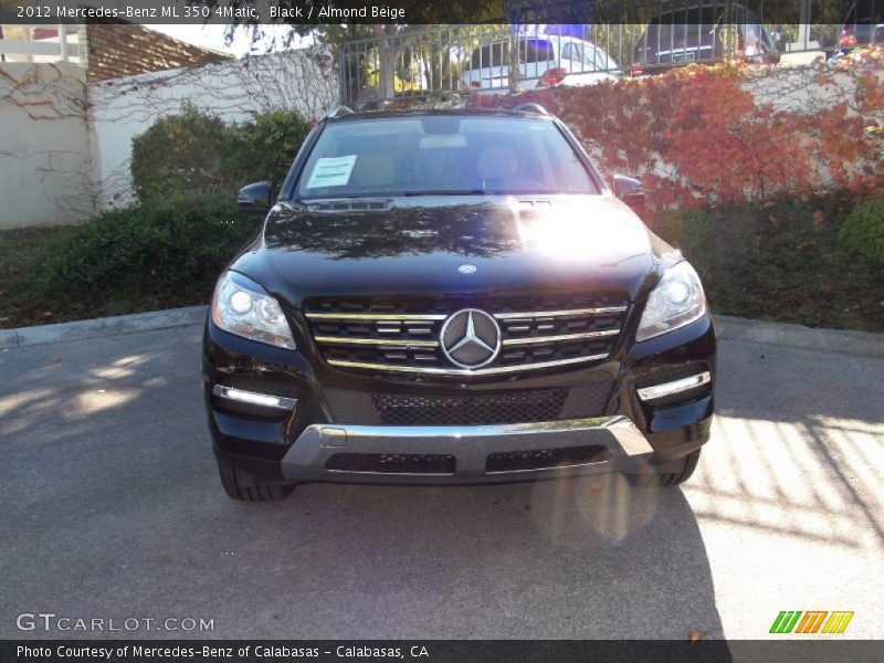 Black / Almond Beige 2012 Mercedes-Benz ML 350 4Matic