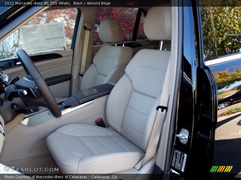 Black / Almond Beige 2012 Mercedes-Benz ML 350 4Matic