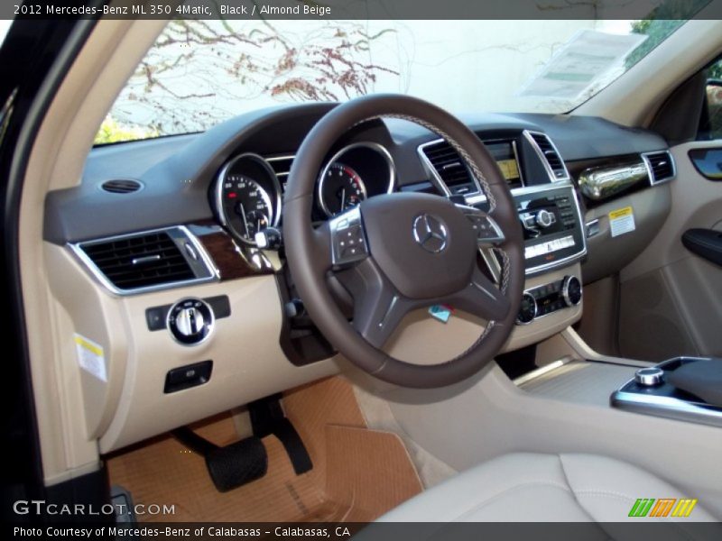Black / Almond Beige 2012 Mercedes-Benz ML 350 4Matic