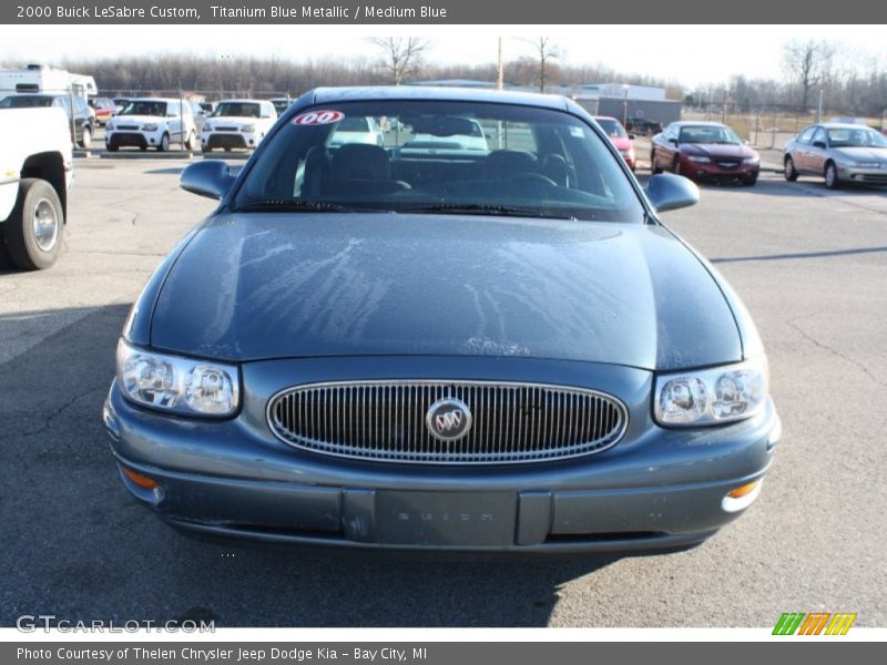 Titanium Blue Metallic / Medium Blue 2000 Buick LeSabre Custom