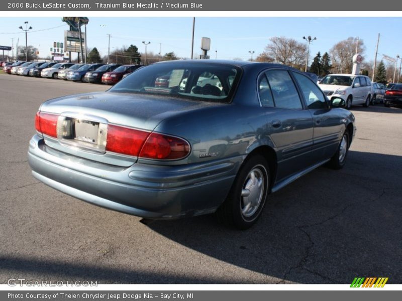 Titanium Blue Metallic / Medium Blue 2000 Buick LeSabre Custom
