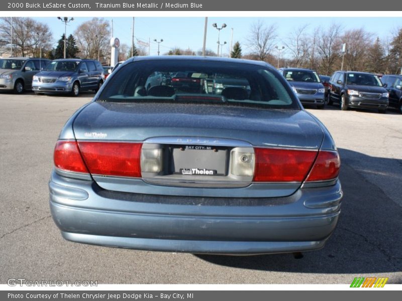 Titanium Blue Metallic / Medium Blue 2000 Buick LeSabre Custom