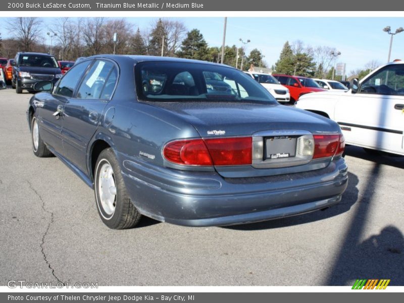 Titanium Blue Metallic / Medium Blue 2000 Buick LeSabre Custom