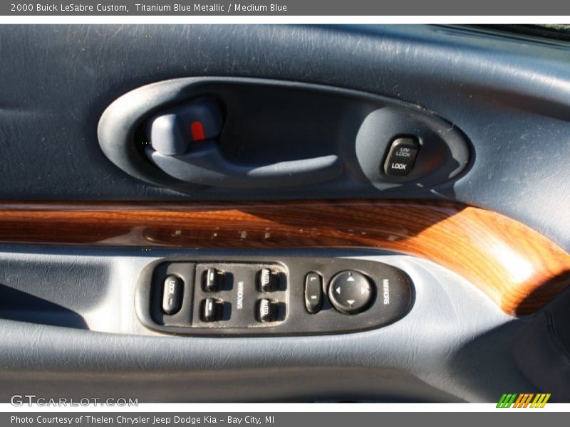 Titanium Blue Metallic / Medium Blue 2000 Buick LeSabre Custom