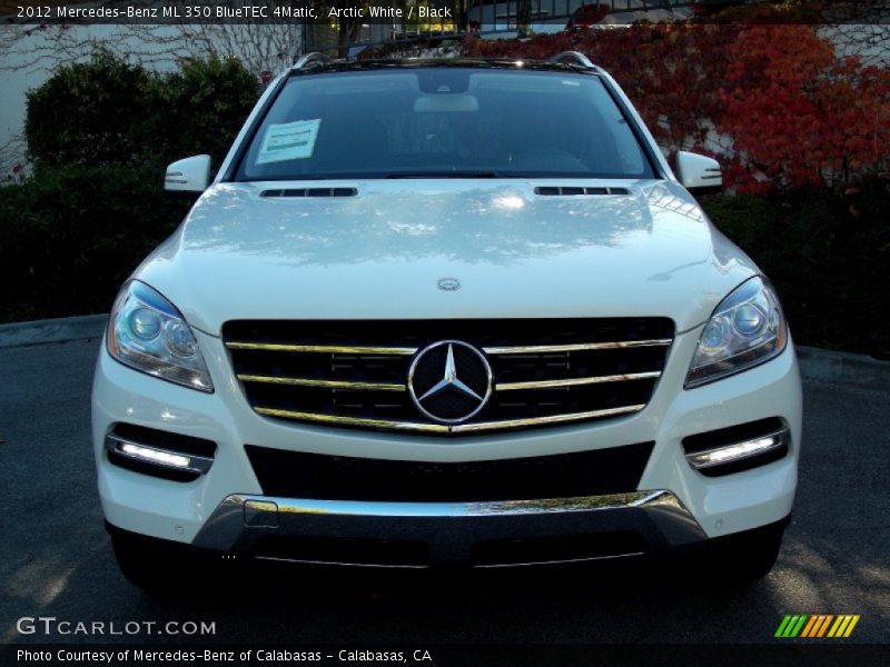 Arctic White / Black 2012 Mercedes-Benz ML 350 BlueTEC 4Matic