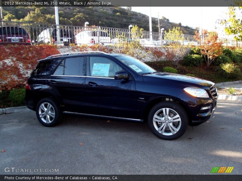 Black / Almond Beige 2012 Mercedes-Benz ML 350 4Matic