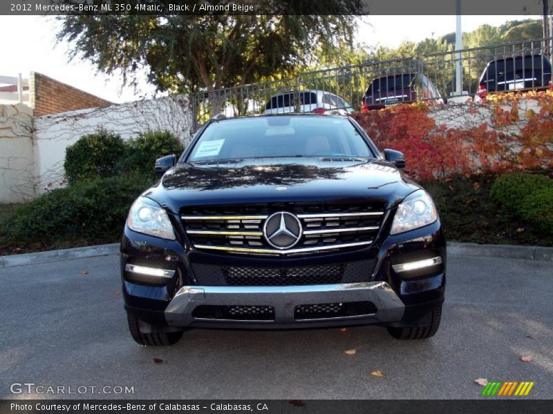 Black / Almond Beige 2012 Mercedes-Benz ML 350 4Matic