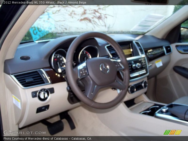 Black / Almond Beige 2012 Mercedes-Benz ML 350 4Matic