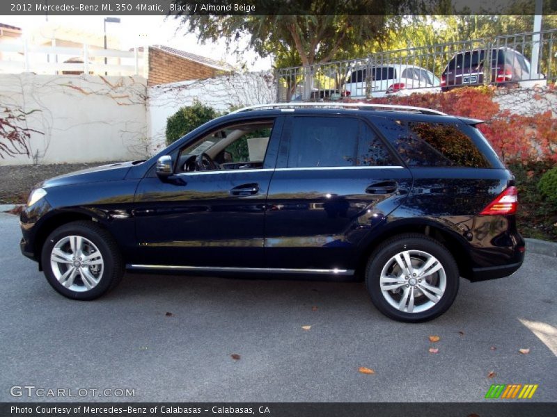 Black / Almond Beige 2012 Mercedes-Benz ML 350 4Matic