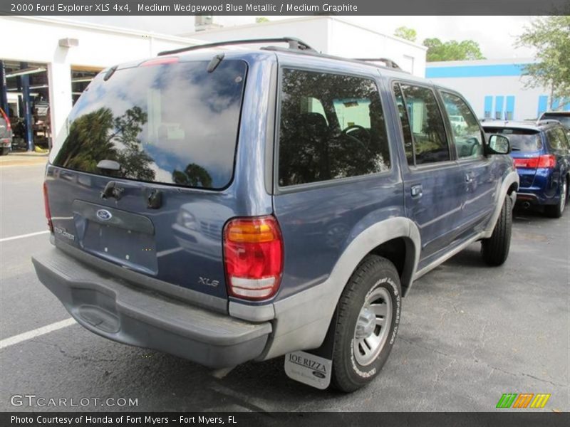 Medium Wedgewood Blue Metallic / Medium Graphite 2000 Ford Explorer XLS 4x4