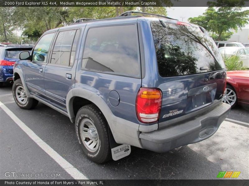 Medium Wedgewood Blue Metallic / Medium Graphite 2000 Ford Explorer XLS 4x4