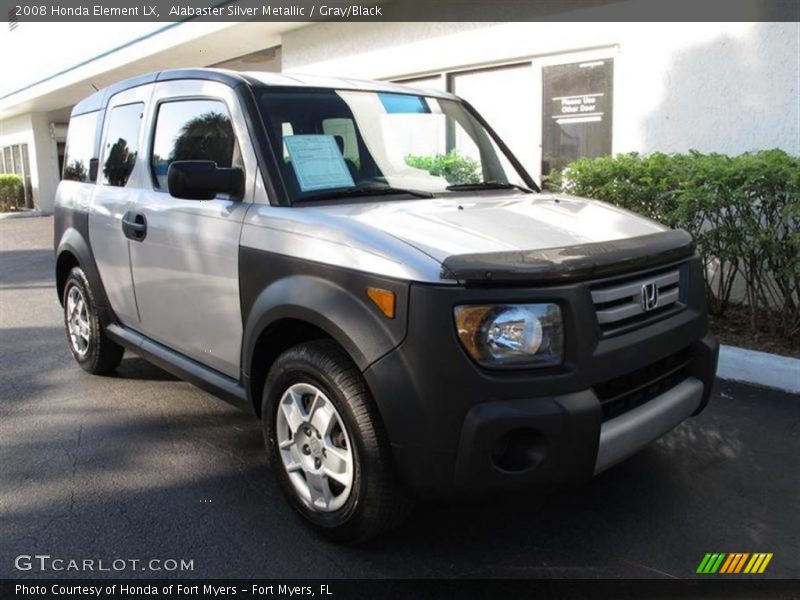 Alabaster Silver Metallic / Gray/Black 2008 Honda Element LX