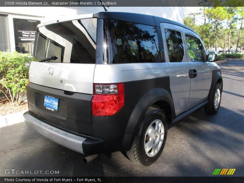Alabaster Silver Metallic / Gray/Black 2008 Honda Element LX