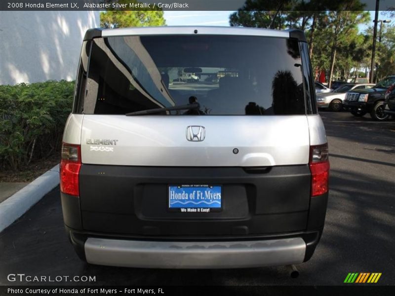 Alabaster Silver Metallic / Gray/Black 2008 Honda Element LX