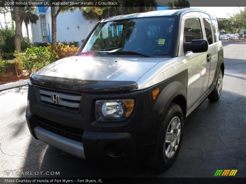 Alabaster Silver Metallic / Gray/Black 2008 Honda Element LX