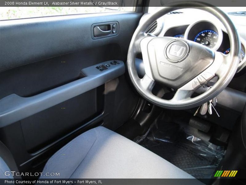 Alabaster Silver Metallic / Gray/Black 2008 Honda Element LX