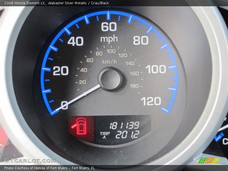 Alabaster Silver Metallic / Gray/Black 2008 Honda Element LX