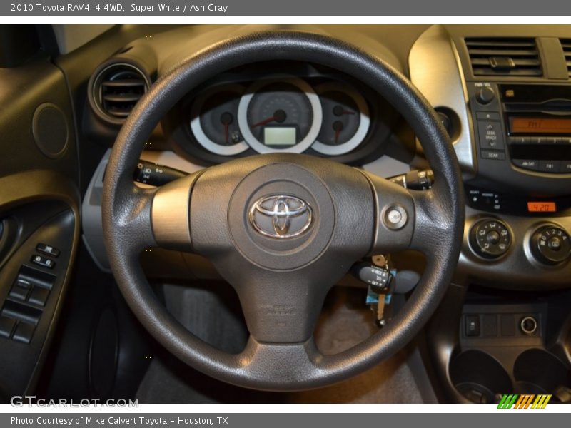 Super White / Ash Gray 2010 Toyota RAV4 I4 4WD