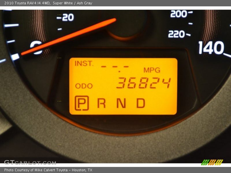 Super White / Ash Gray 2010 Toyota RAV4 I4 4WD