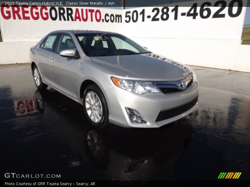 Classic Silver Metallic / Ash 2012 Toyota Camry Hybrid XLE
