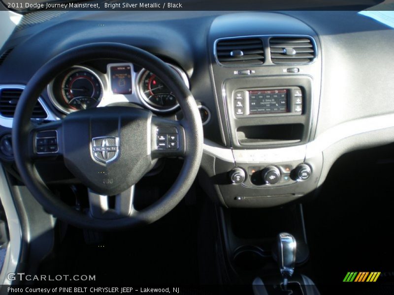 Bright Silver Metallic / Black 2011 Dodge Journey Mainstreet