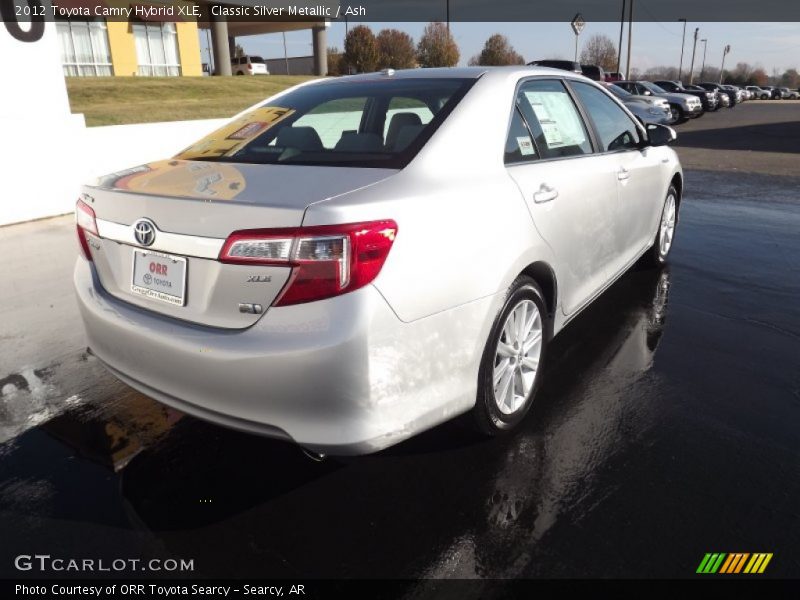 Classic Silver Metallic / Ash 2012 Toyota Camry Hybrid XLE
