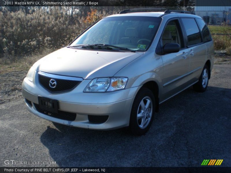 Shimmering Sand Metallic / Beige 2003 Mazda MPV LX