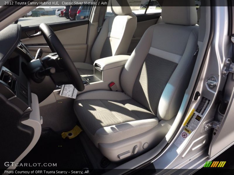 Classic Silver Metallic / Ash 2012 Toyota Camry Hybrid XLE